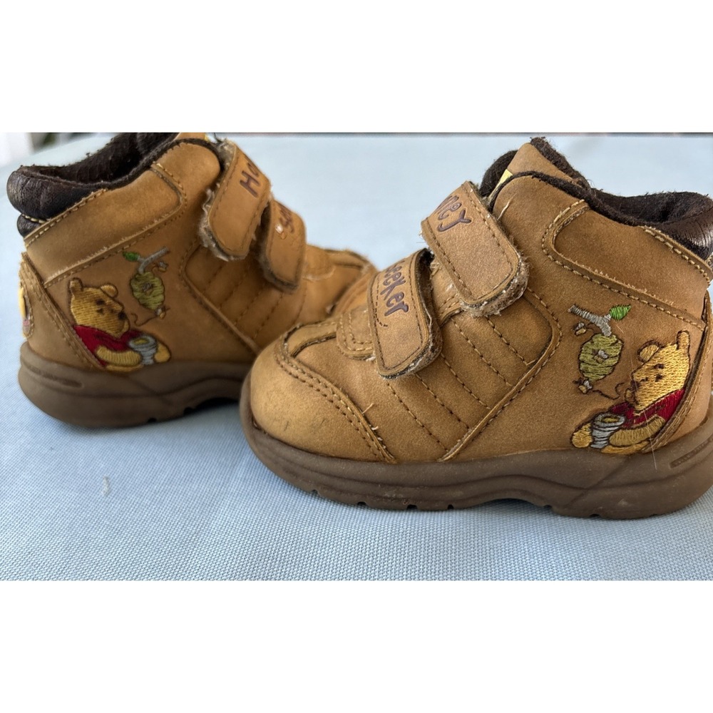 Vintage Winnie The Pooh Shoes Sneakers Size Toddler 3 Disney 90s Y2K‎